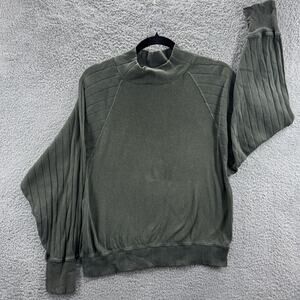 Free People Beach Sweater Women’s Small Petite Turtleneck Corduroy Pullover
